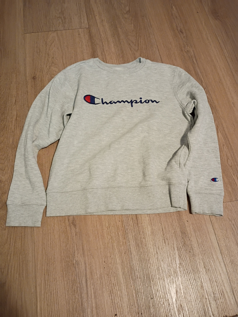 Champion Kids's Light Gray Crewneck Sweatshirt
